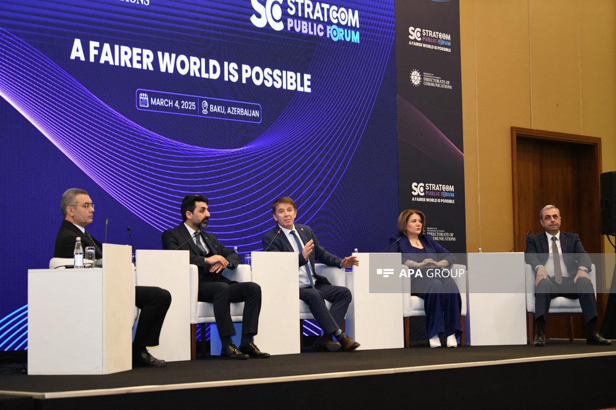 Bakıda “Stratcom Public Forum”u çərçivəsində panel müzakirə keçirilib - FOTO 