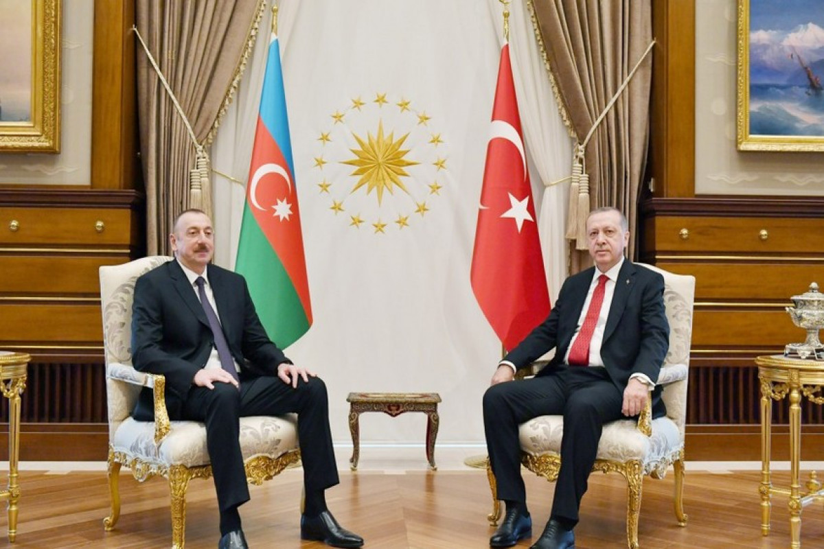 Azərbaycan və Türkiyə prezidentlərinin təkbətək görüşü olub