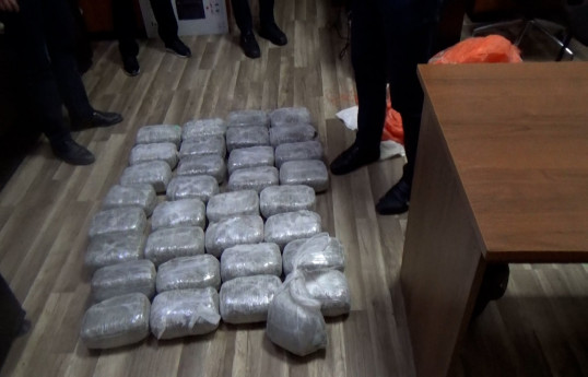 Bakıda 35 kq narkotik dövriyyədən çıxarılıb - VİDEO 