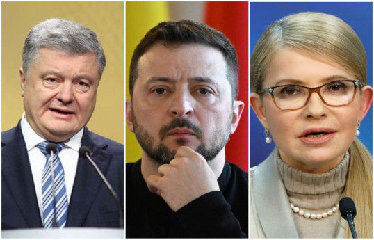 Poroşenko, Zelenski, Timoşenko