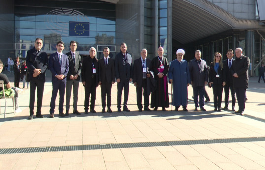 Azərbaycan nümayəndə heyəti Brüsseldə dinlərarası konfransda iştirak edir - FOTO 