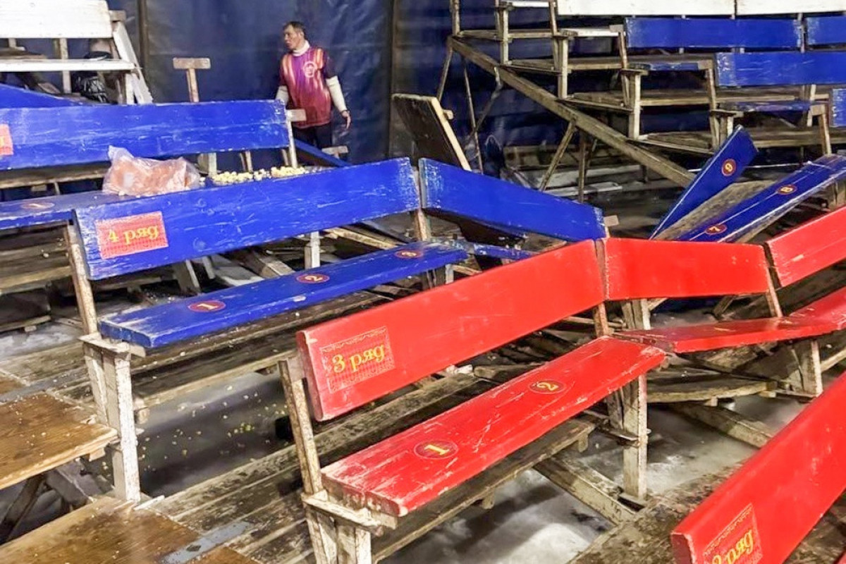 Rusiyada sirkin oturacaqlarının çökməsi nəticəsində 8 nəfər yaralanıb