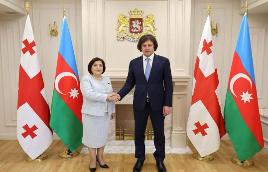Kobaxidze Sahibə Qafarova ilə regional məsələləri müzakirə edib