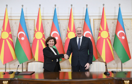 Silyanovska-Davkova Azərbaycanla Strateji Əməkdaşlıq Sazişinin imzalanmasına heç bir maneə görmür