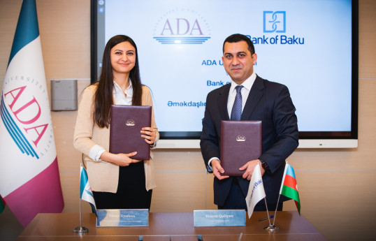 Bank of Baku və ADA Universiteti memorandum imzalayıb: mini MBA proqramı təşkil ediləcək - FOTO 