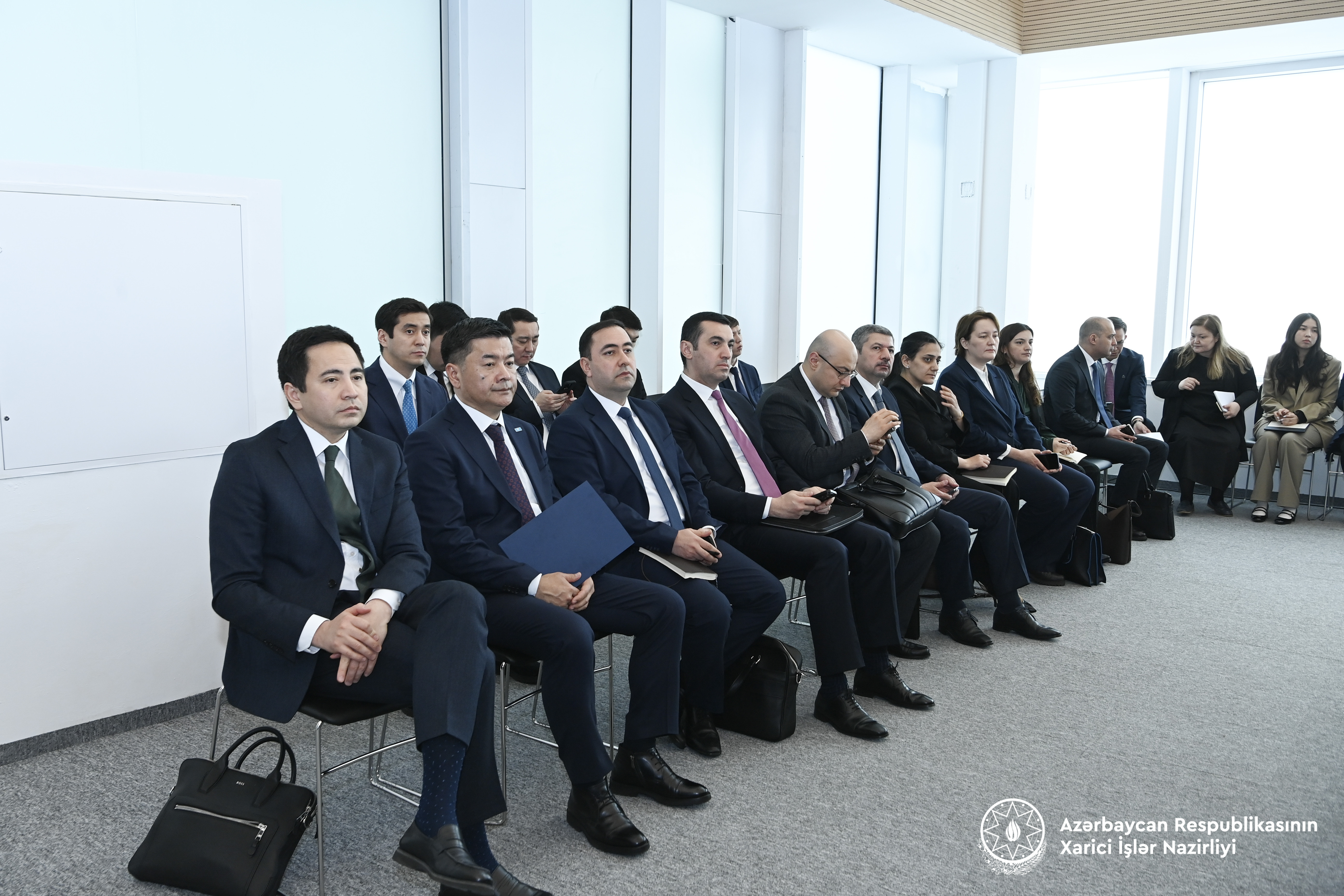 Ceyhun Bayramov AQEM-in baş katibi və  üzv dövlətlərin səfirləri ilə görüşüb