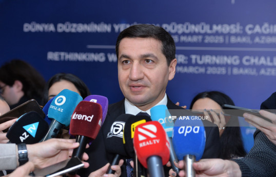 Hikmət Hacıyev: Azərbaycan Cənubi Qafqazda yeni reallıqların yaradılmasında öz mövqeyini ortaya qoyub