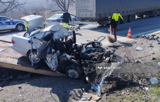 Şamaxıda yol qəzasında iki nəfər ölüb - FOTO  - YENİLƏNİB 