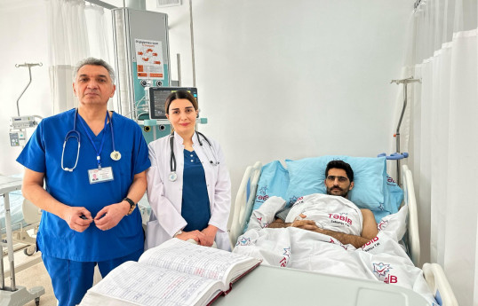 Gənc şair Həsən Kür palataya köçürülüb, vəziyyəti stabildir - FOTO 
