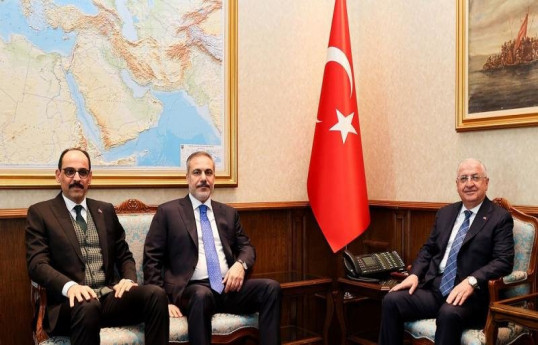 Hakan Fidan, Yaşar Gülər ​​və İbrahim Kalın Suriyaya gedib