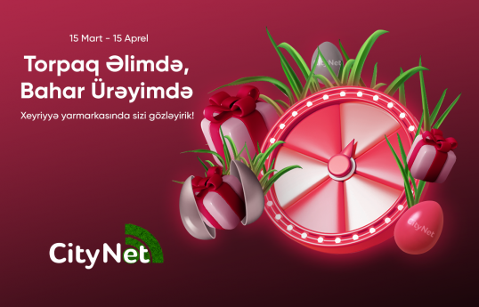CityNet “Torpaq əlimdə, bahar ürəyimdə” xeyriyyə yarmarkasında iştirak edir