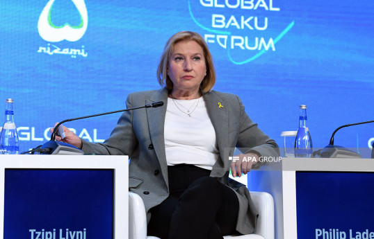 İsrailin keçmiş xarici işlər naziri Tsipi Livni