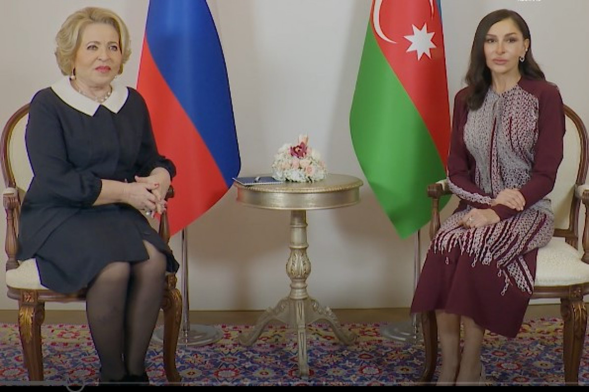 Mehriban Əliyeva Valentina Matviyenko ilə görüşüb