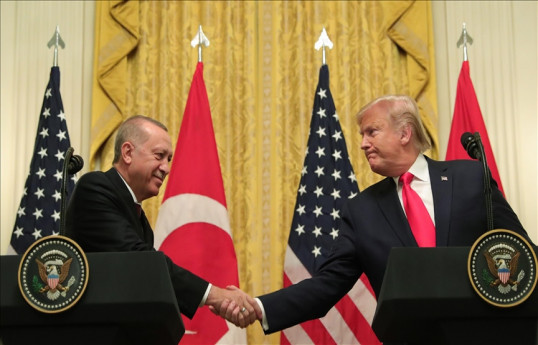 Ərdoğan Trampla danışıb, qlobal məsələlər müzakirə edilib