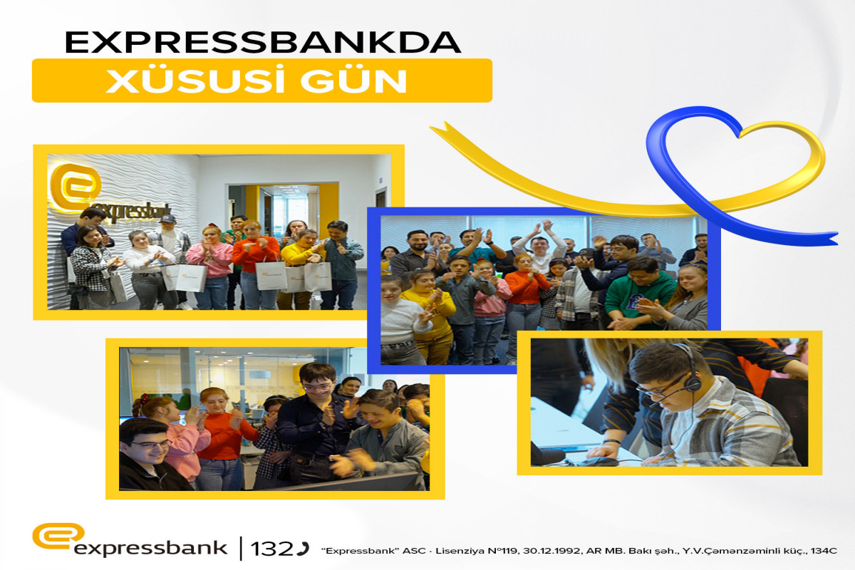 Expressbankda Daun Sindromu Günü keçirilib