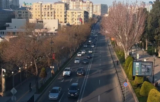 Bakıda sıxlıq olan yollar açıqlanıb - SİYAHI 
