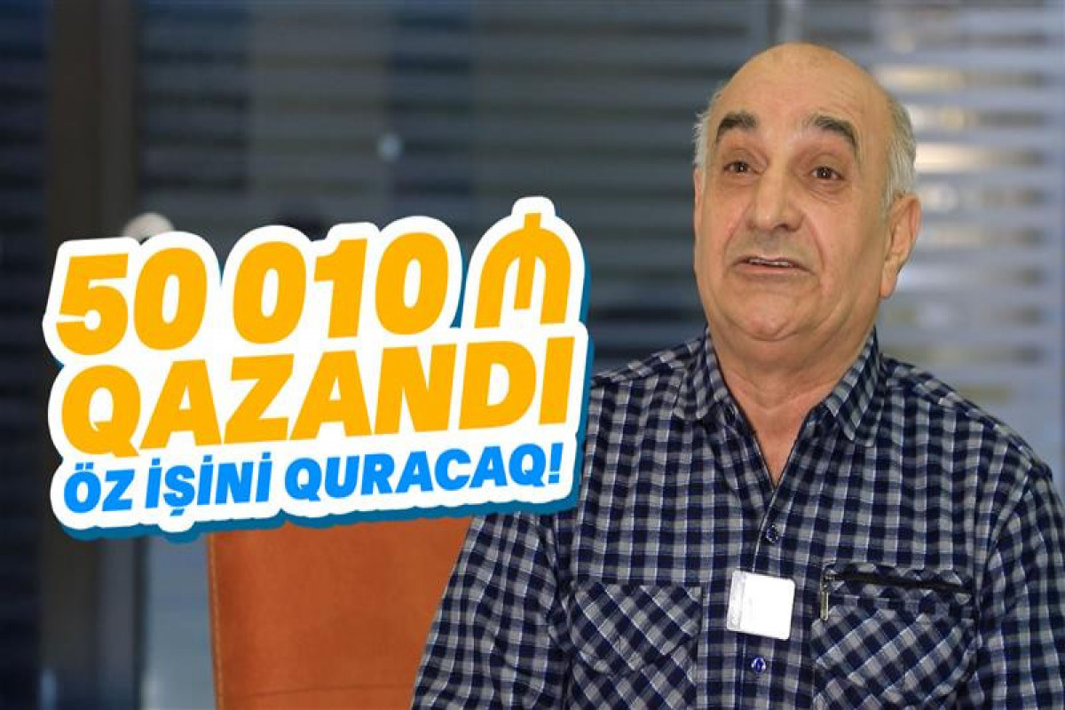 6 rəqəmi ona uğur gətirdi - Lotereyada 50.000 manat qazandı - VİDEO 