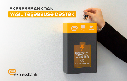 Expressbankdan yaşıl təşəbbüsə dəstək