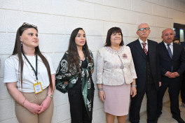 Heydər Əliyev Fondunun vitse-prezidenti Dağ Yəhudiləri Muzeyini ziyarət edib - FOTO 