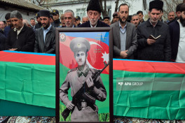 I Qarabağ müharibəsində itkin düşən Daşqın Behbudovun qalıqları Göyçayda dəfn edilib - FOTO 