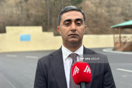Sərsəng su anbarından Ağdərənin Umudlu kəndinə gedən yolda təhlükəsiz hərəkət üçün işlər görülüb - FOTO 