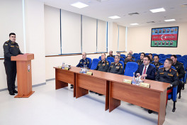 Nazir Zakir Həsənov Baş Klinik Hospitalda müalicə olunan hərbi qulluqçuları ziyarət edib  - FOTOLENT  - VİDEO 