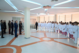 Nazir Zakir Həsənov Baş Klinik Hospitalda müalicə olunan hərbi qulluqçuları ziyarət edib  - FOTOLENT  - VİDEO 