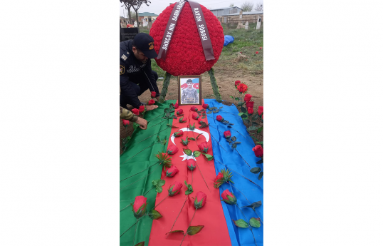Qar uçqununda həlak olan hərbçi Sabirabadda dəfn edilib - FOTO 