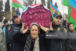 Gədəbəydə qar uçqununda həlak olmuş əsgər Bərdədə dəfn edilib - FOTO  - YENİLƏNİB 