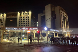 İmamoğlunun gətirildiyi məhkəmə binasının ətrafında təhlükəsizlik tədbirləri gücləndirilib - YENİLƏNİB - FOTO - VİDEO 