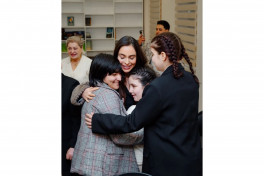 Leyla Əliyeva və Arzu Əliyeva “Azərbaycan Uşaqları” İctimai Birliyinin yeni inşa edilmiş binasının açılışını ediblər - FOTOLENT 