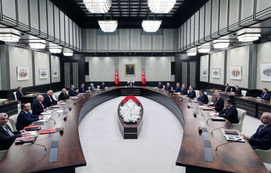 Ərdoğanın sədrliyi ilə Türkiyə hökumətinin iclası keçirilib