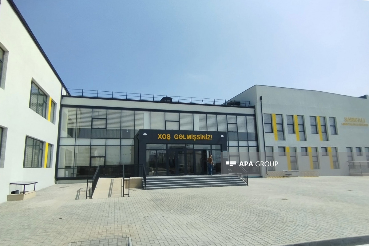 Sarıcalı kənd məktəbində 360 şagird təhsil alacaq - FOTO 