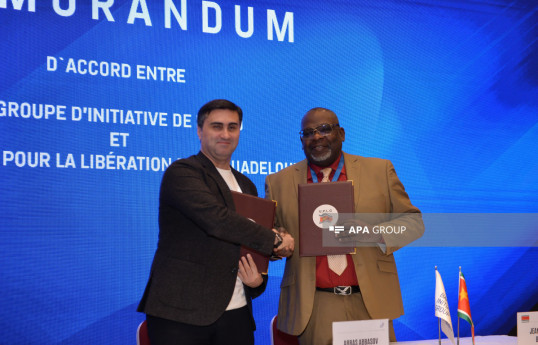 BTQ ilə Qvadelupanın Azadlığı Naminə Xalq Birliyi arasında memorandum imzalanıb - FOTO 
