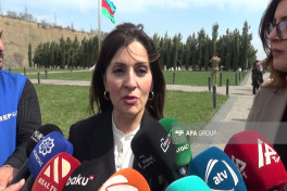 Quba Soyqırımı Memorial Kompleksi ziyarət edilir - FOTO 