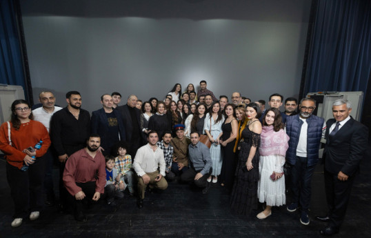 Leyla və Arzu Əliyevalar “Yalnız mədəniyyət” adlı musiqili-bədii gecədə iştirak ediblər - FOTO 