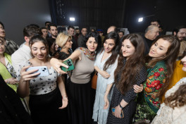 Leyla və Arzu Əliyevalar “Yalnız mədəniyyət” adlı musiqili-bədii gecədə iştirak ediblər - FOTO 