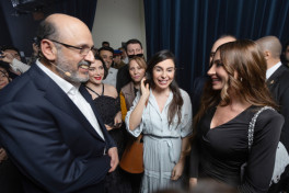 Leyla və Arzu Əliyevalar “Yalnız mədəniyyət” adlı musiqili-bədii gecədə iştirak ediblər - FOTO 