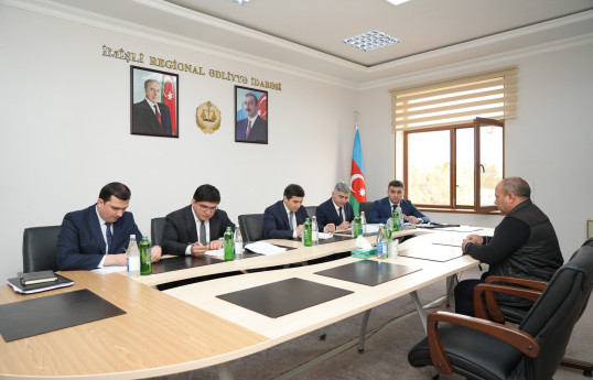 Ədliyyə naziri İmişlidə qəbul keçirib