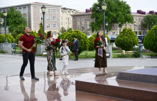 Leyla və Arzu Əliyevalar Naxçıvana səfər ediblər