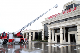 FHN və AZAL Qəbələ aeroportunda təlim keçirib - VİDEO 