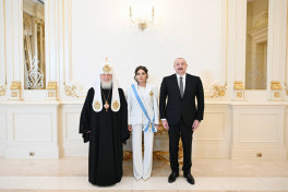 Prezident İlham Əliyev Moskvanın və Bütün Rusiyanın Patriarxı Kirill ilə görüşüb  - FOTO  - YENİLƏNİB 