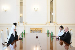 Prezident İlham Əliyev Moskvanın və Bütün Rusiyanın Patriarxı Kirill ilə görüşüb  - FOTO  - YENİLƏNİB 