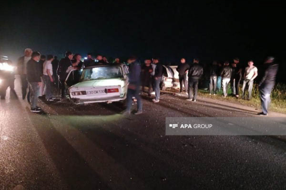 Ağstafada qəza olub, xəsarət alanlar var