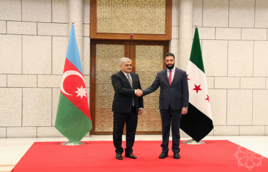 Əl Şaraa Samir Şərifovun rəhbərlik etdiyi nümayəndə heyətini qəbul edib  - FOTOLENT  - YENİLƏNİB 