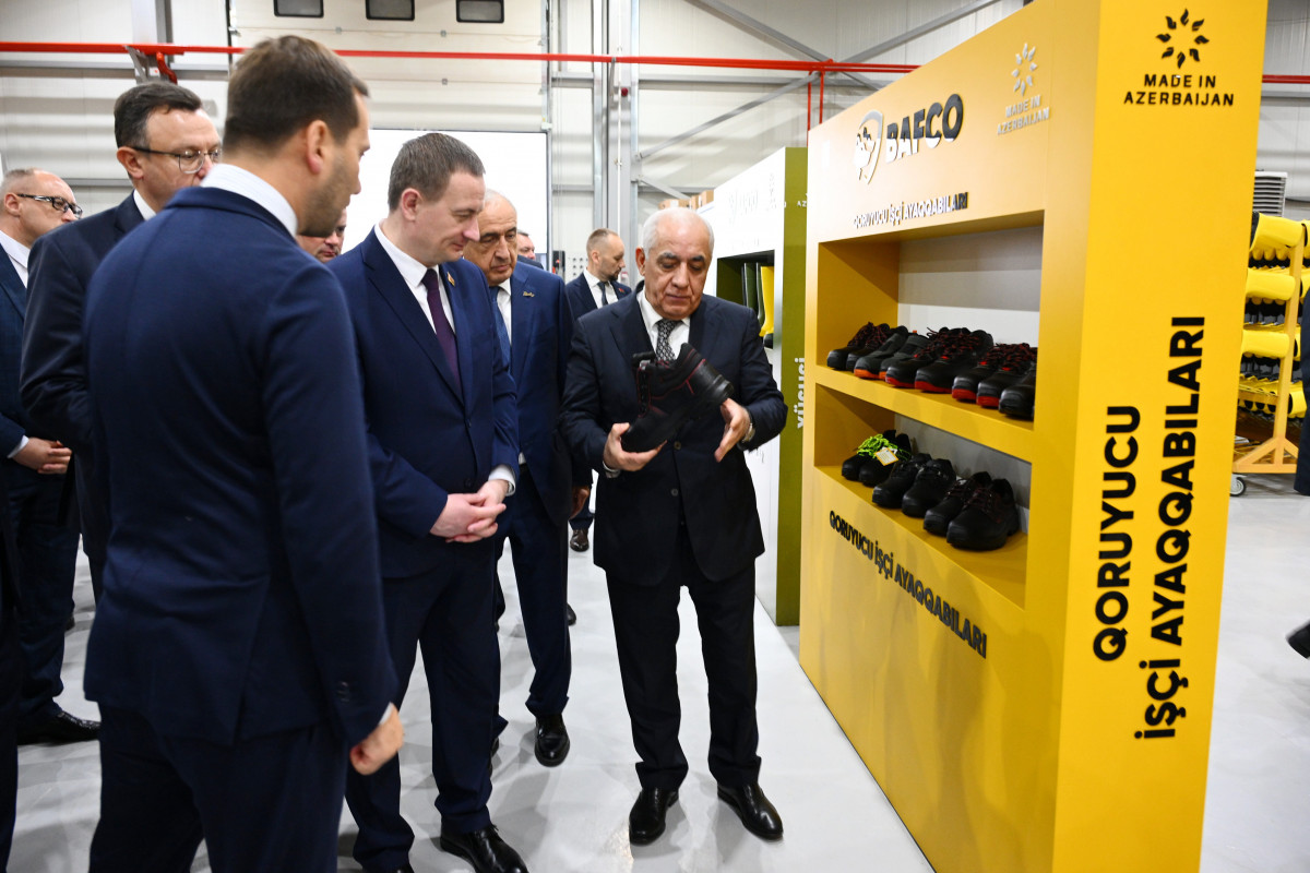Azərbaycan və Belarus hökumət başçıları Ağdam Sənaye Parkı ilə tanış olublar