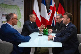 Fransa, Polşa, Böyük Britaniya və Almaniya liderləri Kiyevə səfər ediblər - YENİLƏNİB 