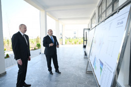 Prezident İlham Əliyev Ağdam rayonunun Kəngərli kəndinin birinci mərhələsinin açılışında iştirak edib - FOTO  - YENİLƏNİB 