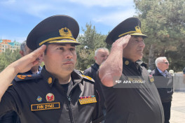Birinci Qarabağ müharibəsində şəhid olan Yusif Məmmədovun qalıqları Sumqayıtda dəfn olunub - FOTO 