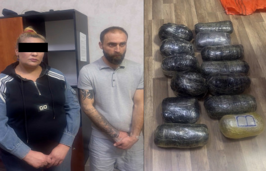 Qaradağda avtomobildən 14 kq narkotik tapılıb